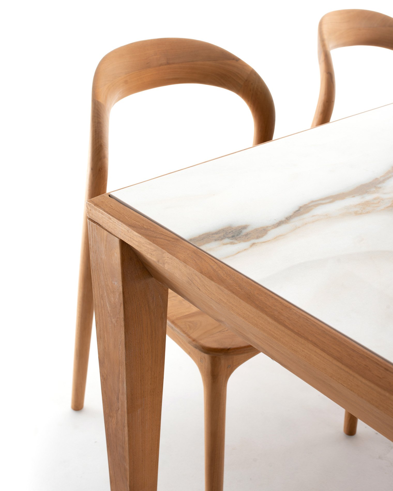 ASTRA DINING TABLE & NEVA DINING CHAIR WOODEN SEAT Thumbnail
